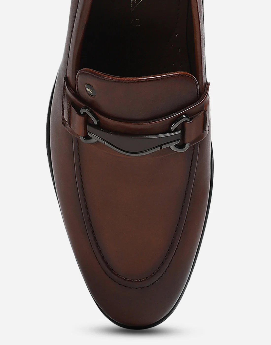 Men Brown Slip on Genuine Leather Loafers - Image 7
