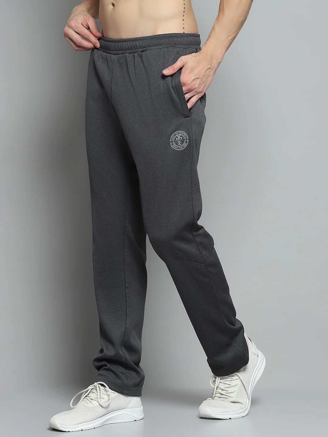 Rock.it Men Charcoal Printed   Lower - Image 3
