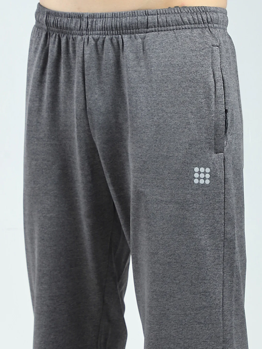 Rock.it Men Charcoal Solid Regular Fit Lower - Image 6