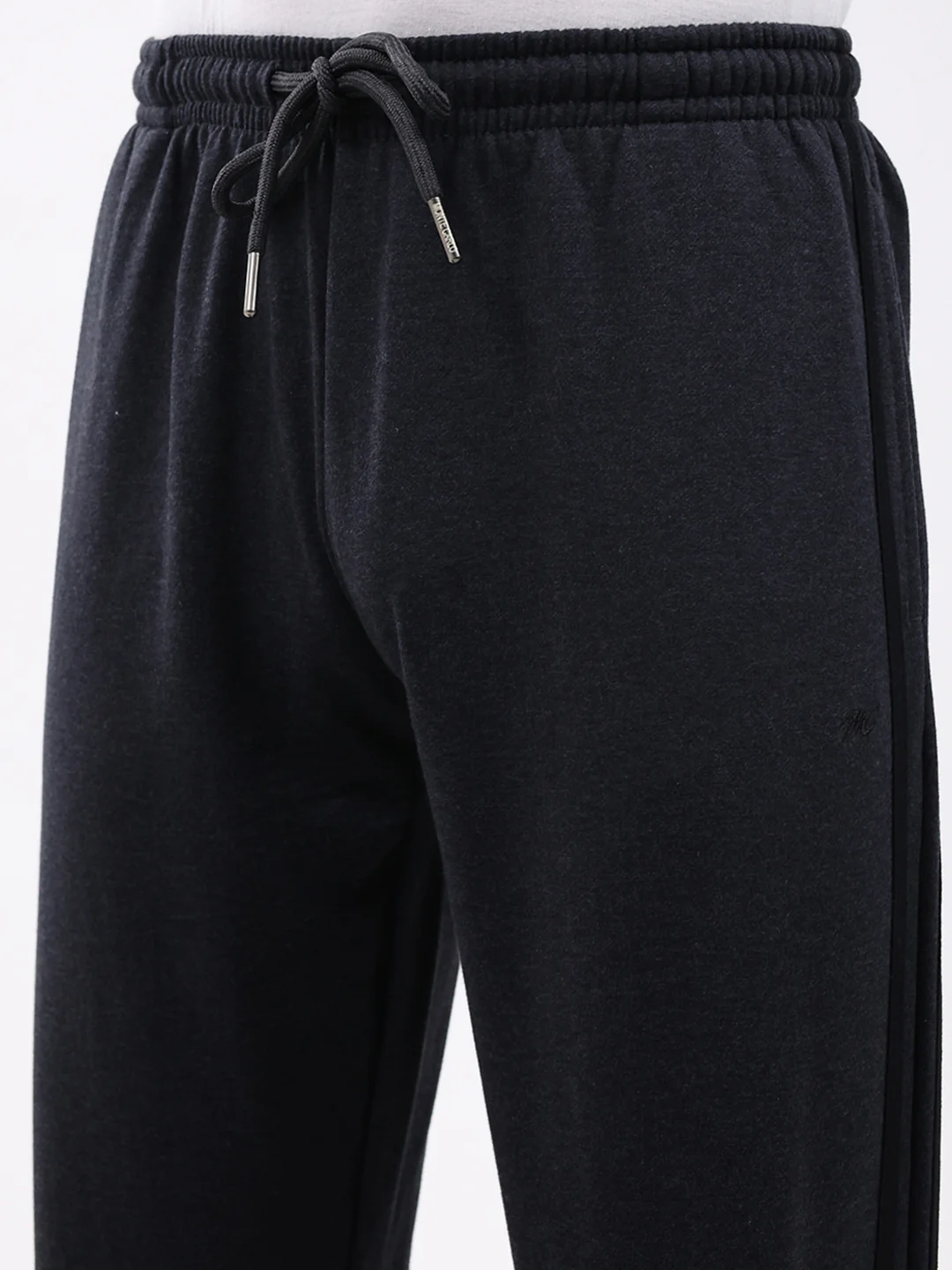 Men Charcoal Solid Regular Fit Winter Lower - Image 6