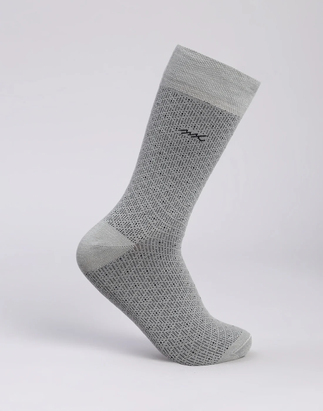 Men Cotton Blend Solid Calf Length Socks (1 Pair) - Image 3