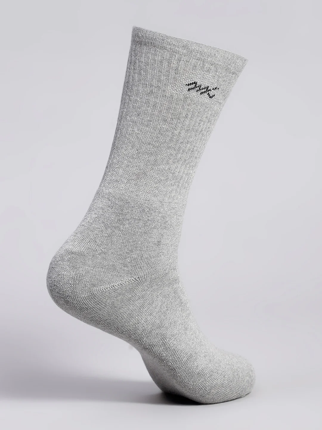 Men Cotton Blend Solid Calf Length Socks (Pack of 3) - Image 5