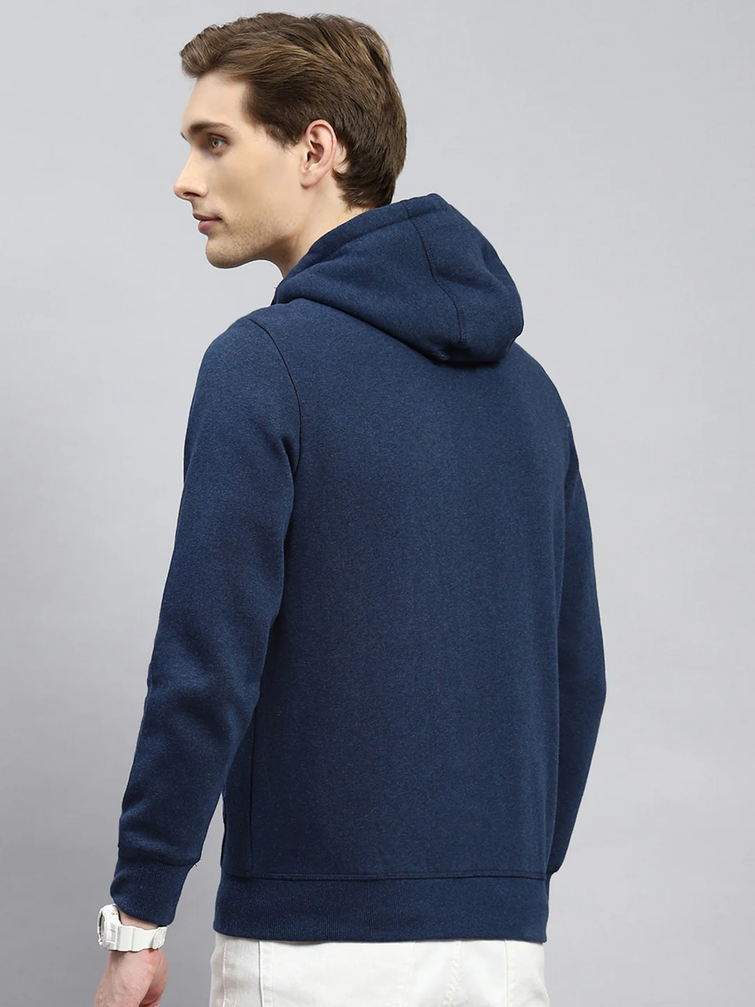 Men Denim Plain Sweatshirt - Image 5