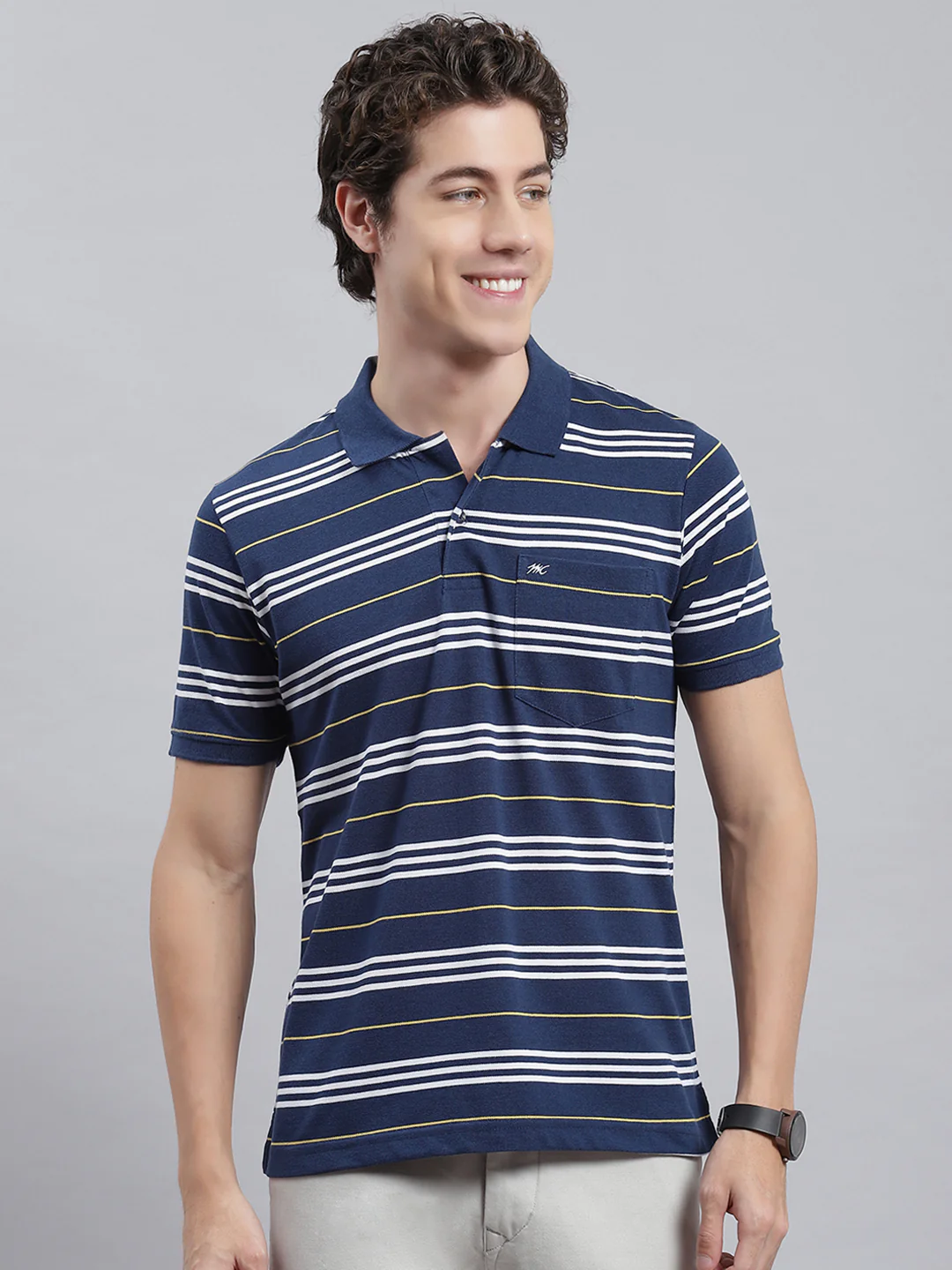 Men Denim Printed T-Shirt - Image 2