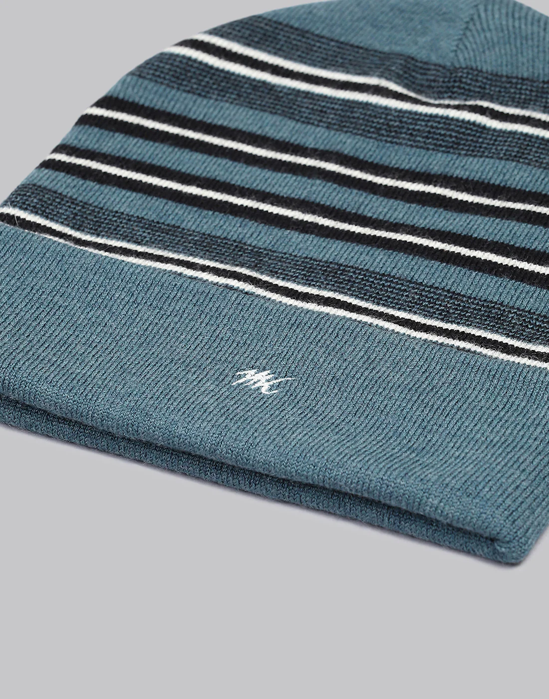 Men Green Printed Pure Wool Cap - Image 7