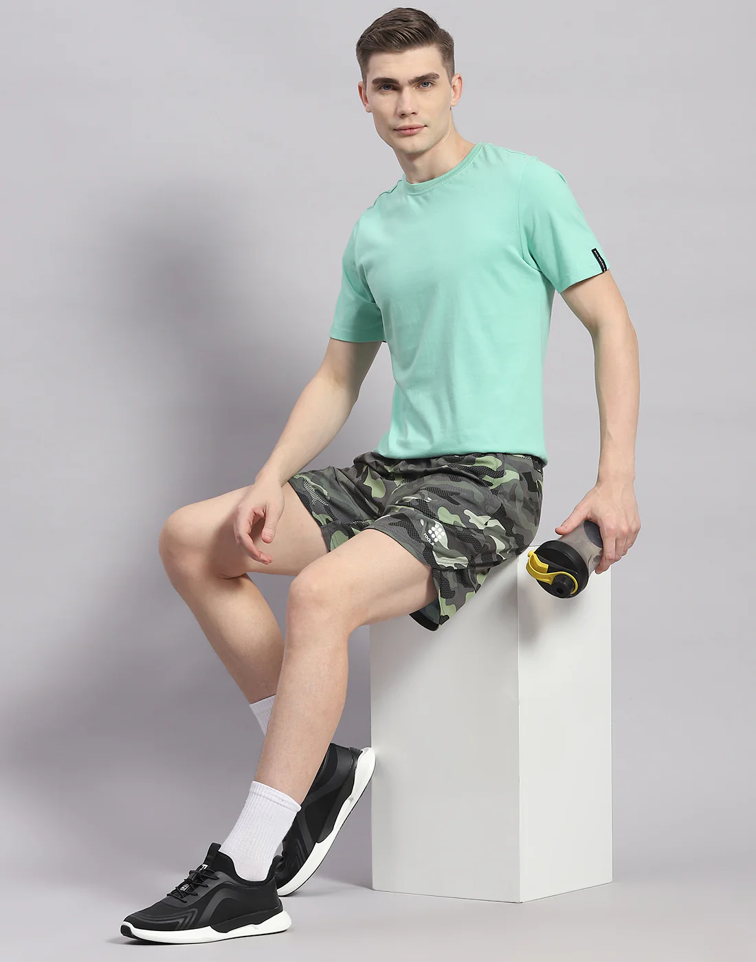 Rock.it Men Green Printed Short - Image 2