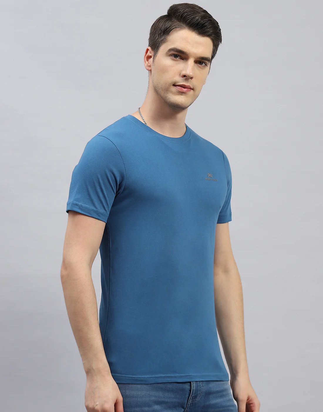 Men Green, Red & Blue Solid Round Neck Half Sleeve T-Shirt (Pack of 3) - Image 5