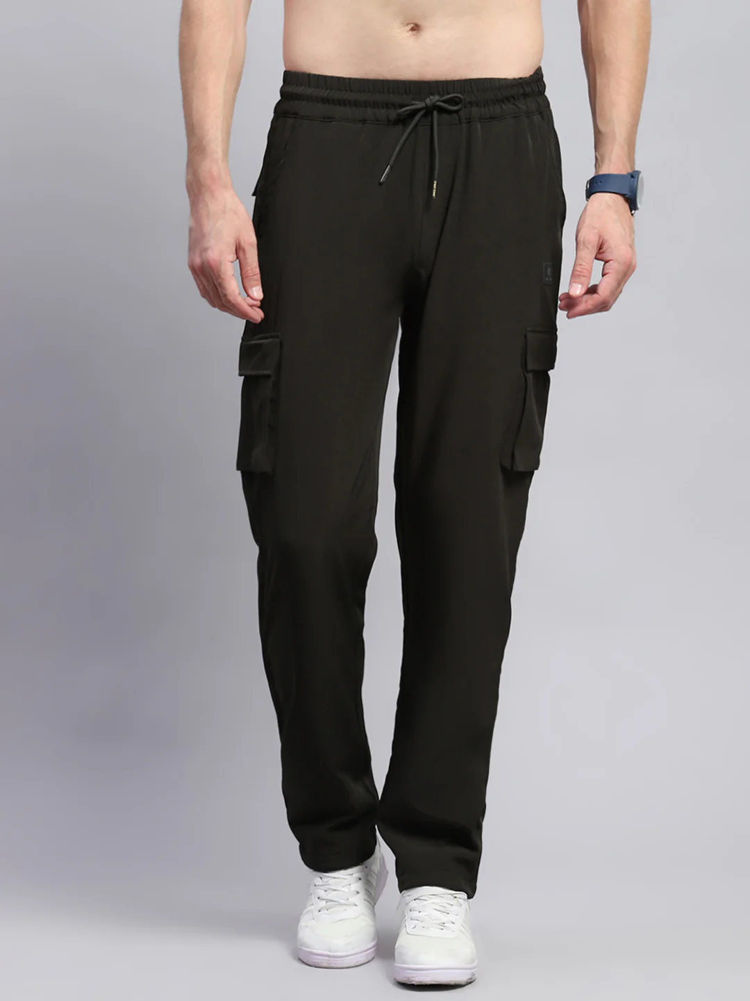 Men Green Solid Regular Fit Lower - Image 2