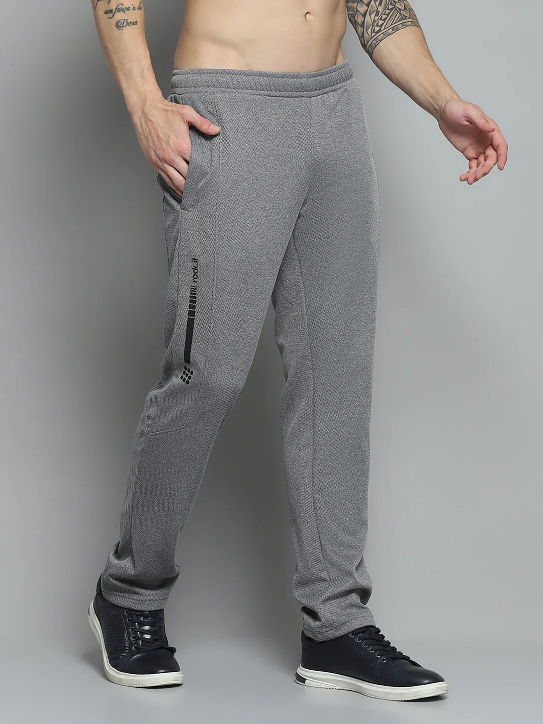 Rock.it Men Grey Printed   Lower - Image 4