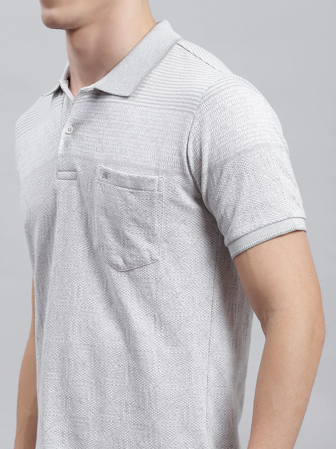 Men Grey Printed T-Shirt - Image 6