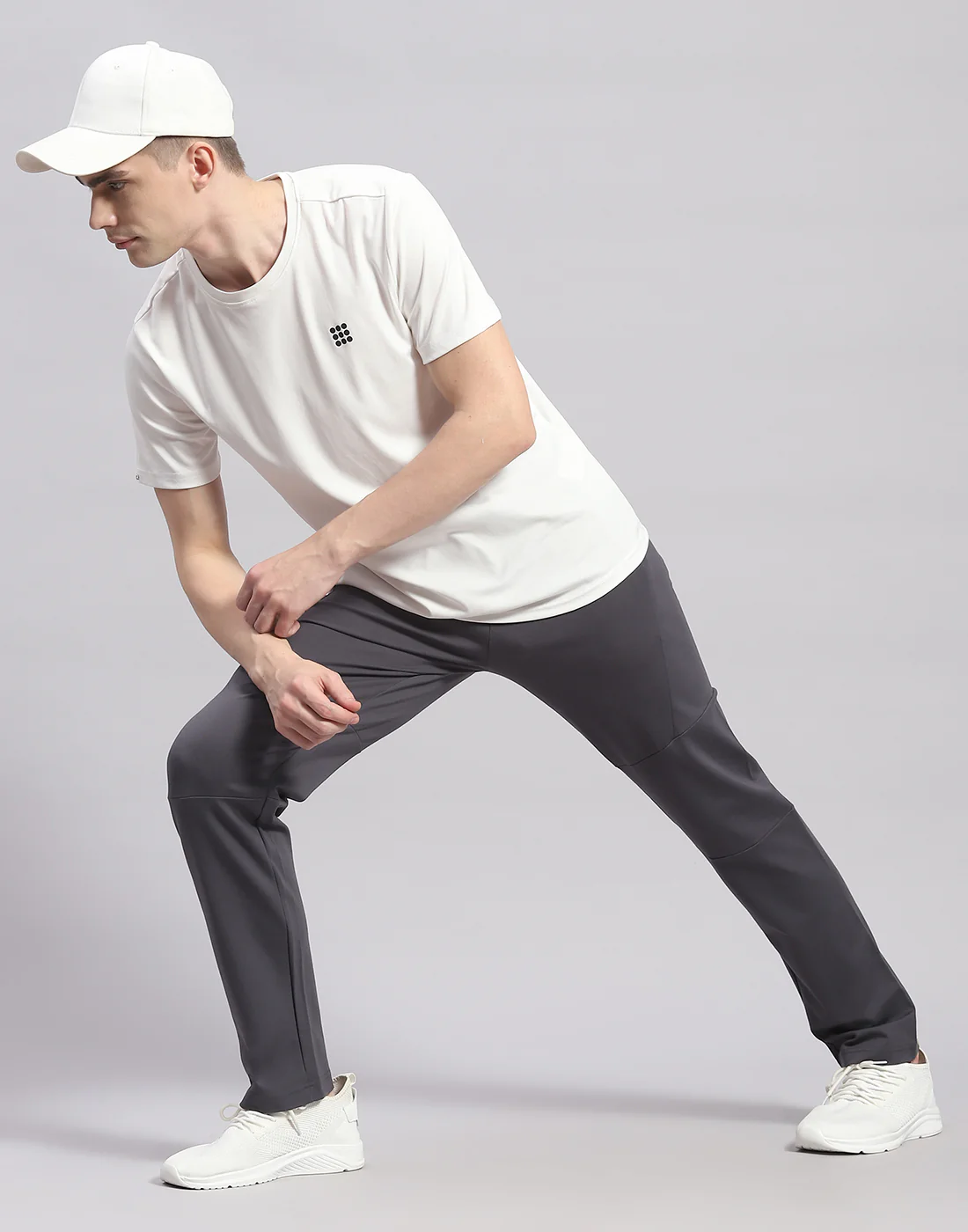 Rock.it Men Grey Solid Regular Fit Lower - Image 2
