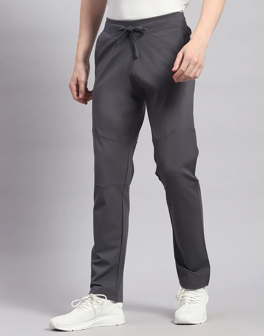 Rock.it Men Grey Solid Regular Fit Lower - Image 3