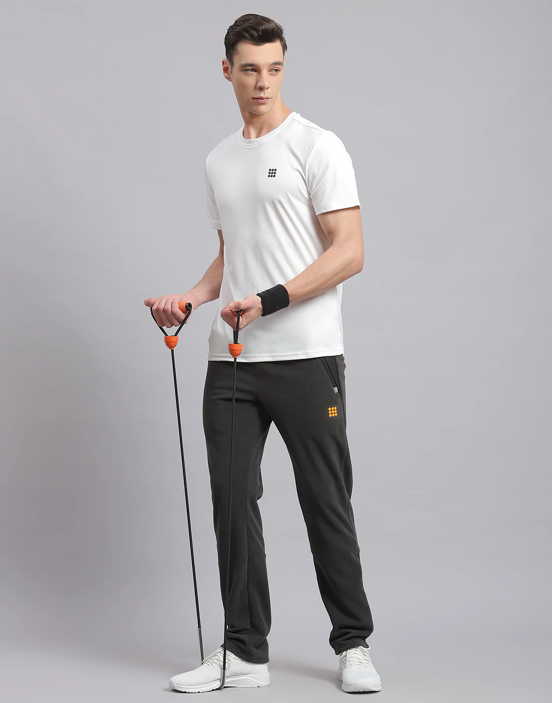 Rock.it Men Grey Solid Regular Fit Winter Lower - Image 2