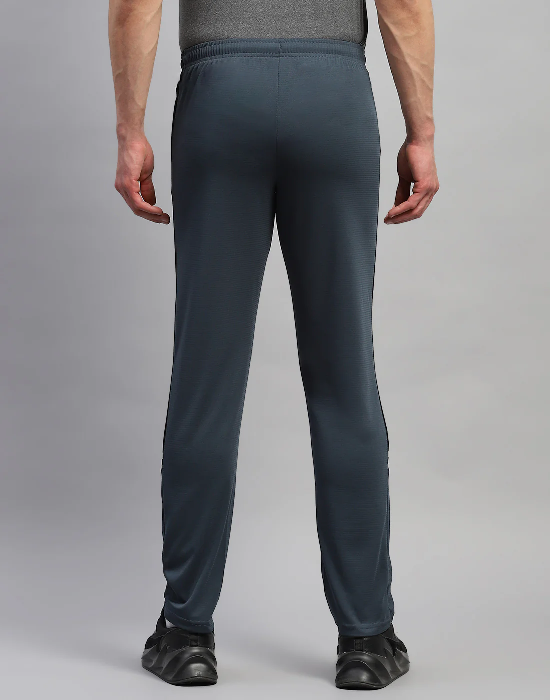 Rock.it Men Grey Solid Regular Fit Lower - Image 5