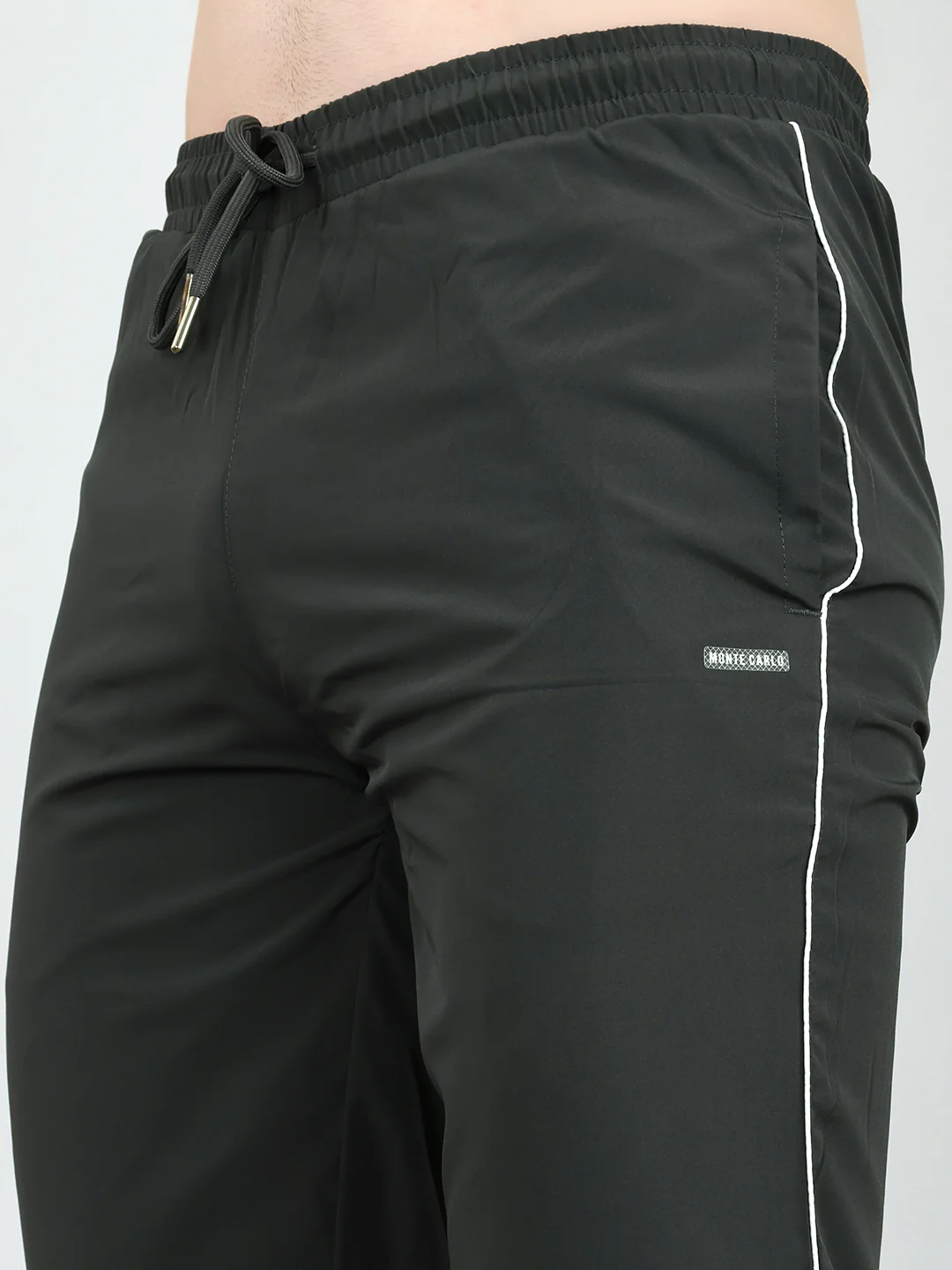 Men Grey Solid Regular Fit Lower - Image 4