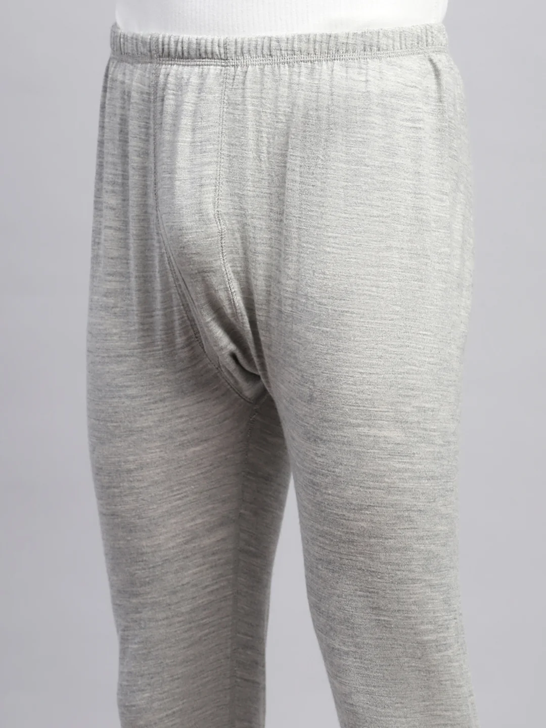 Men Grey Solid Regular Fit Lower - Image 6