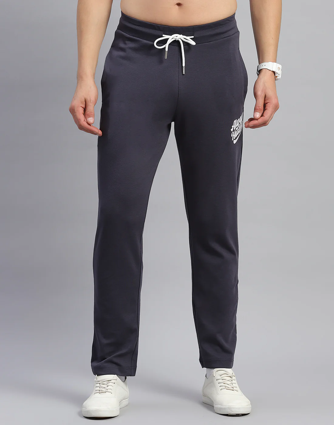Rock.it Men Grey Solid Round Neck Half Sleeve Lower Set - Image 7