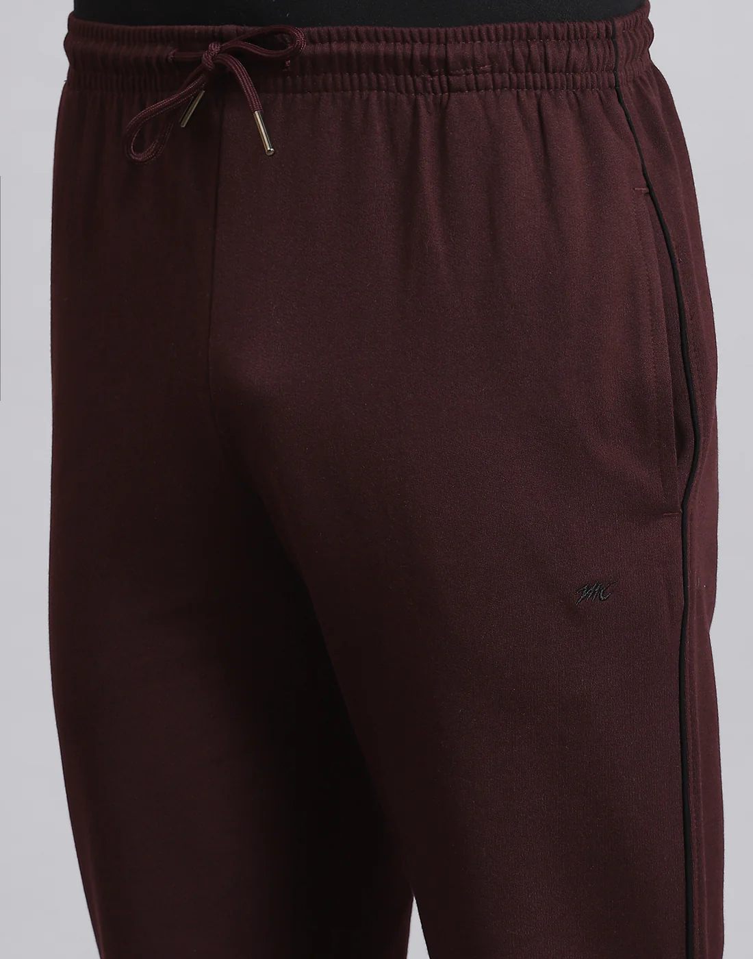 Men Maroon Solid Regular Fit Winter Lower - Image 7