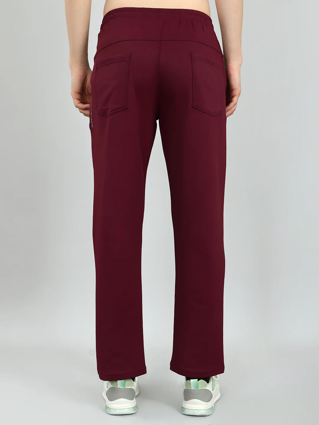 Men Maroon Solid Regular Fit Lower - Image 6