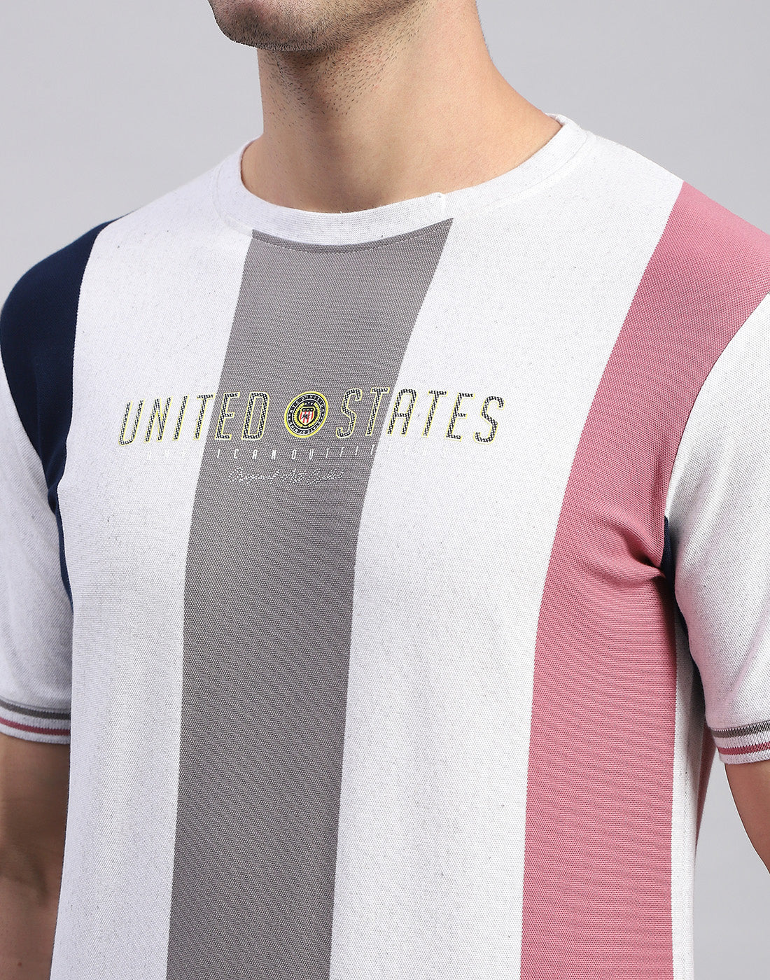 Men Multi Color Printed Round Neck Half Sleeve T-Shirt - Image 6