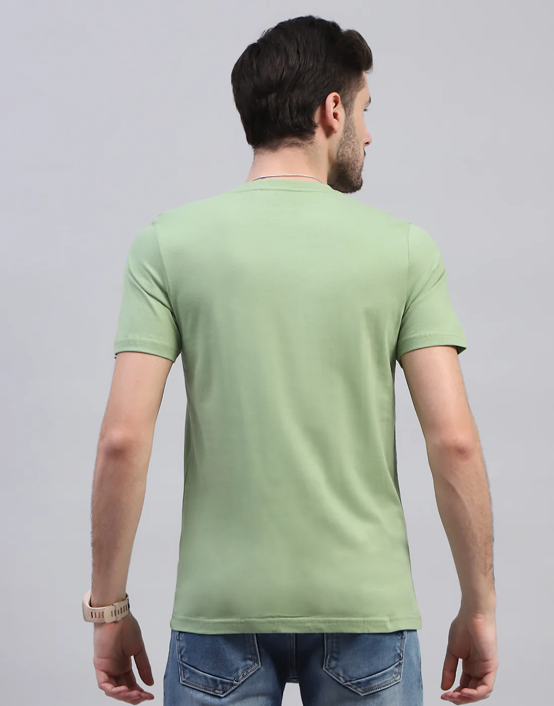 Men Multicolor Solid V Neck Half Sleeve T-Shirt (Pack of 3) - Image 13