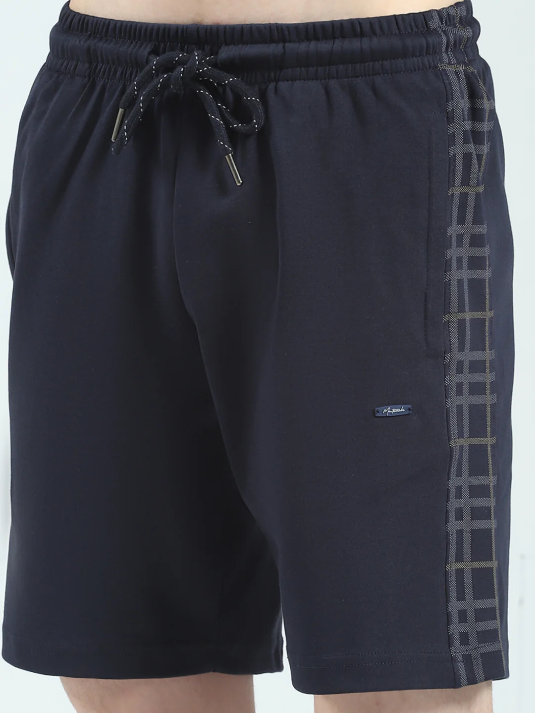 Men Navy Blue Printed Collar Half Sleeve 3 Pc Combo Set - Image 12
