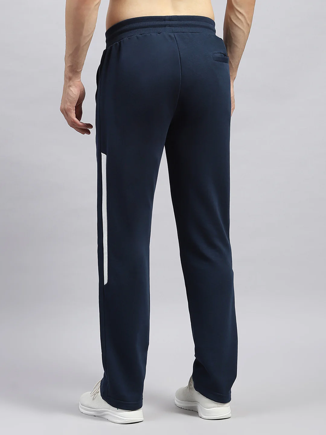 Men Navy Blue Printed Regular Fit Lower - Image 5