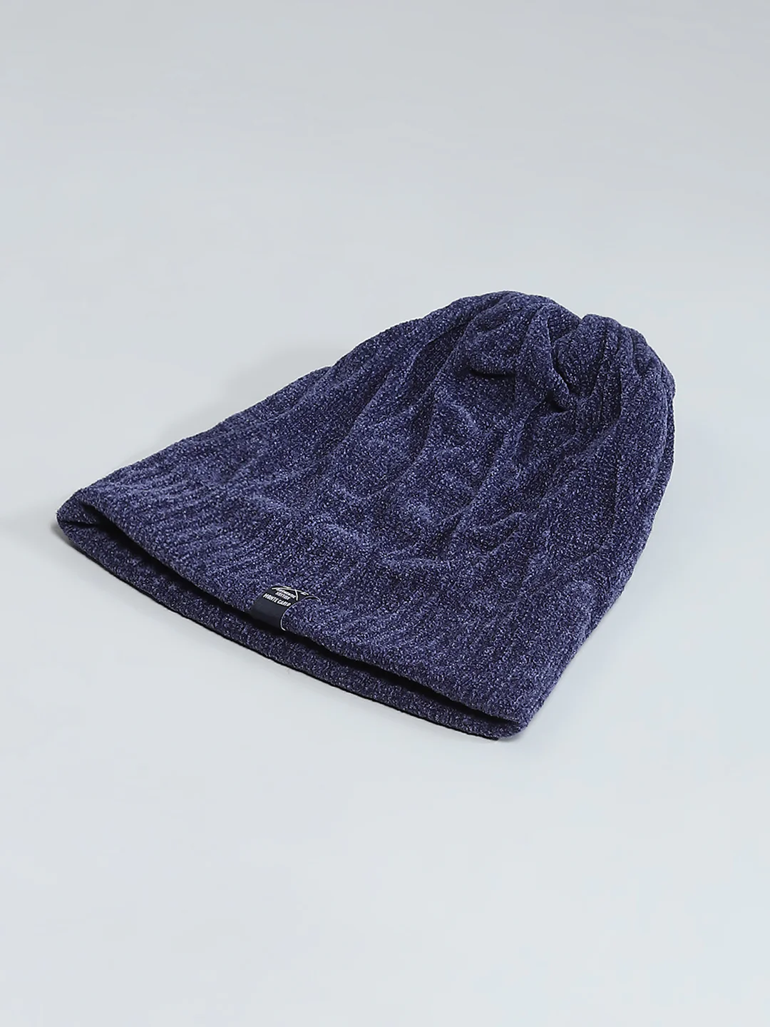 Men Navy Blue Solid Cap - Image 6