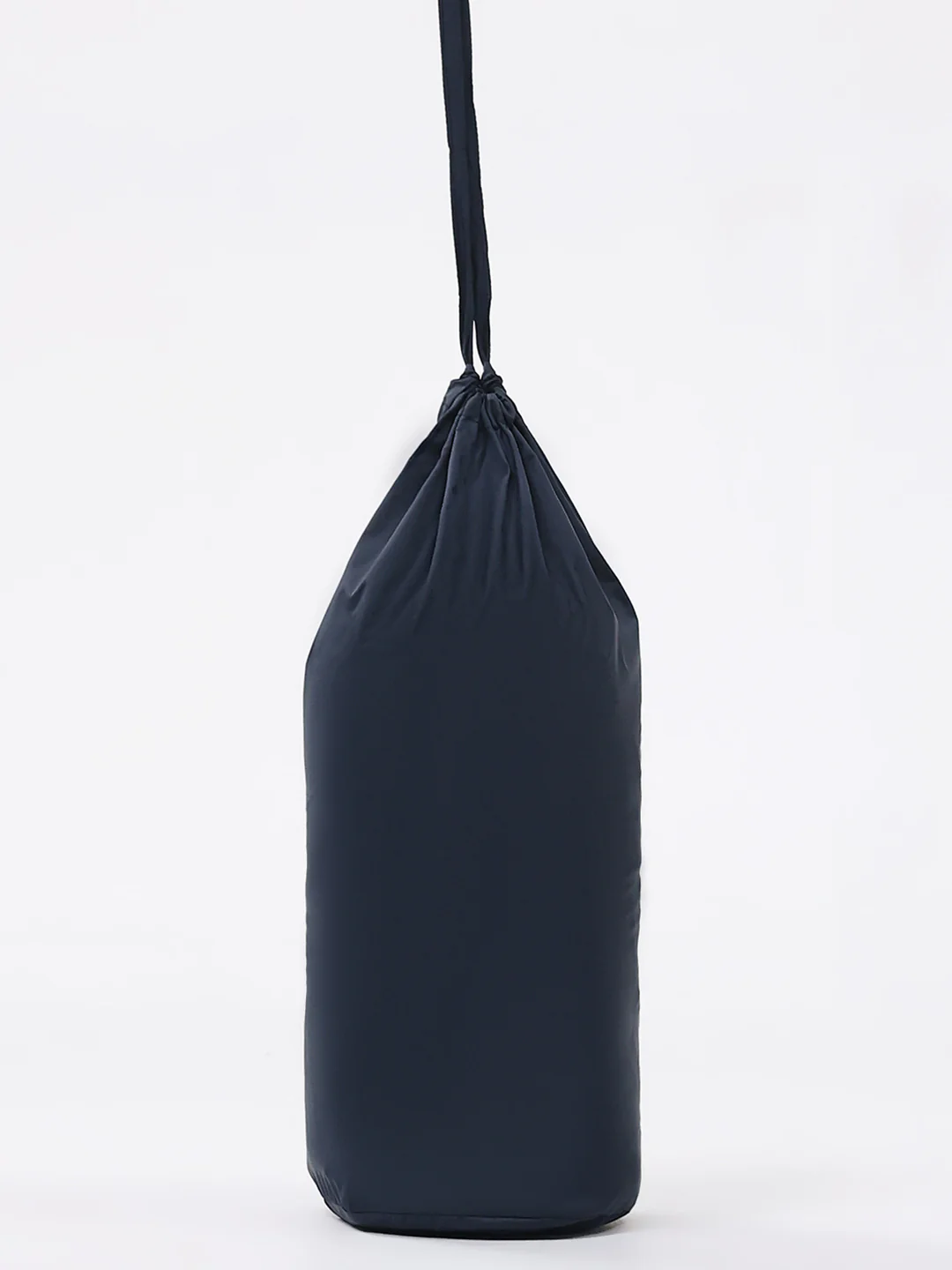 Men Navy Blue Solid Hooded Full Sleeve Puffer Jacket - Image 9