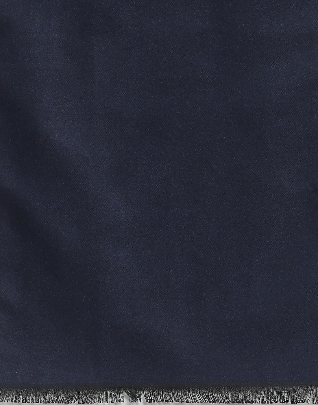 Men Navy Blue Solid Muffler - Image 6