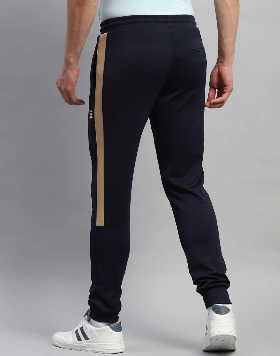 Rock.it Men Navy Blue Solid Regular Fit Jogger - Image 5