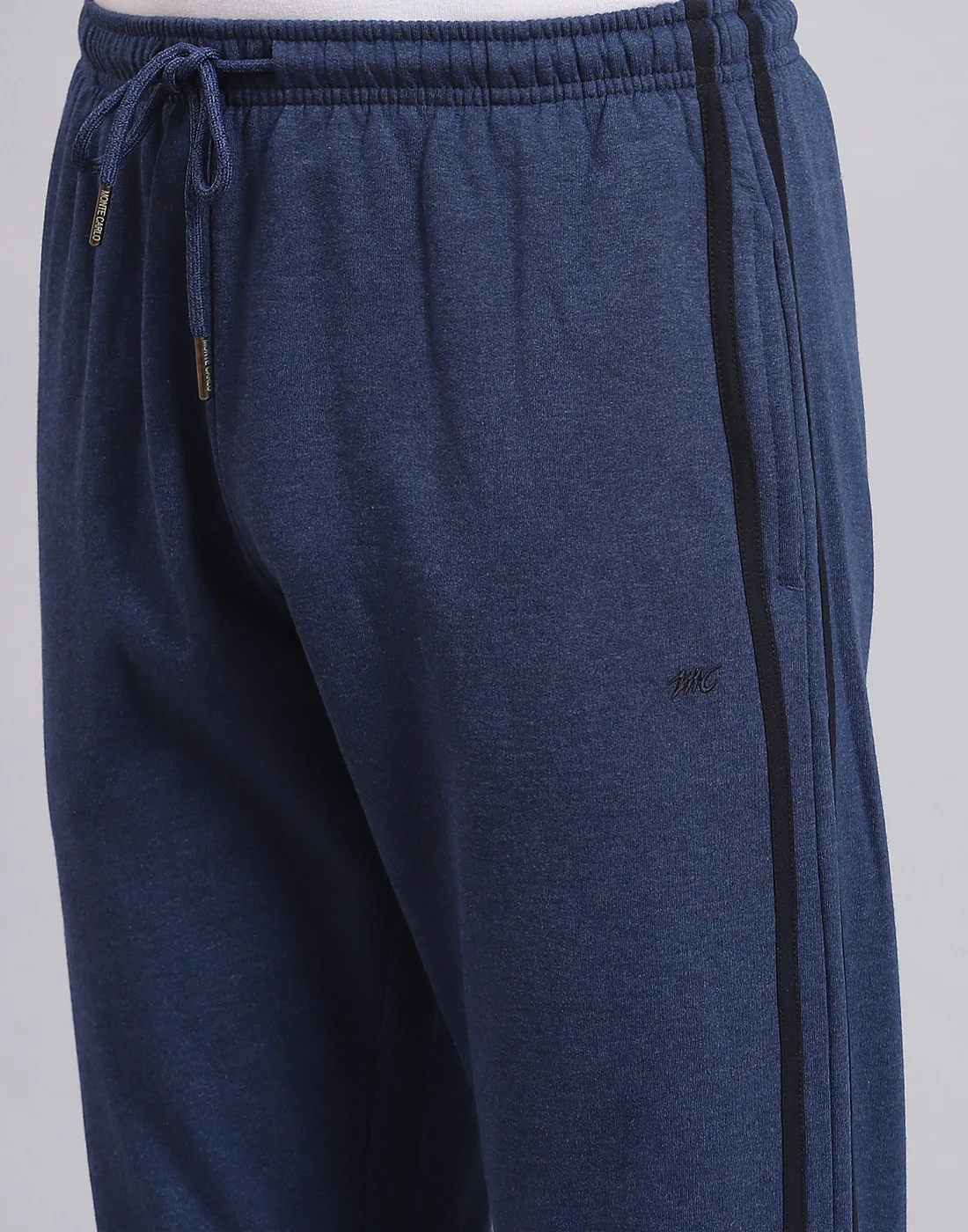Men Navy Blue Solid Regular Fit Winter Lower - Image 7