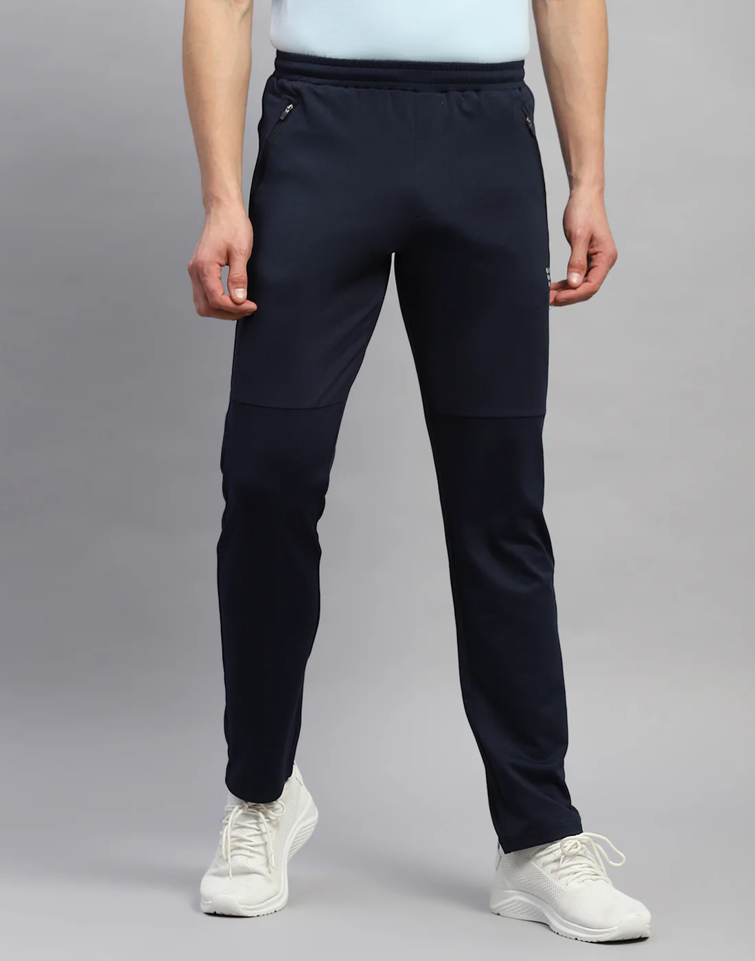 Rock.it Men Navy Blue Solid Regular Fit Lower - Image 3