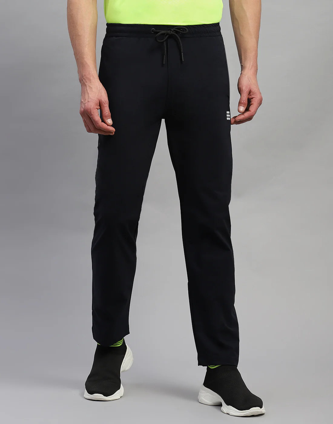 Rock.it Men Navy Blue Solid Regular Fit Lower - Image 3