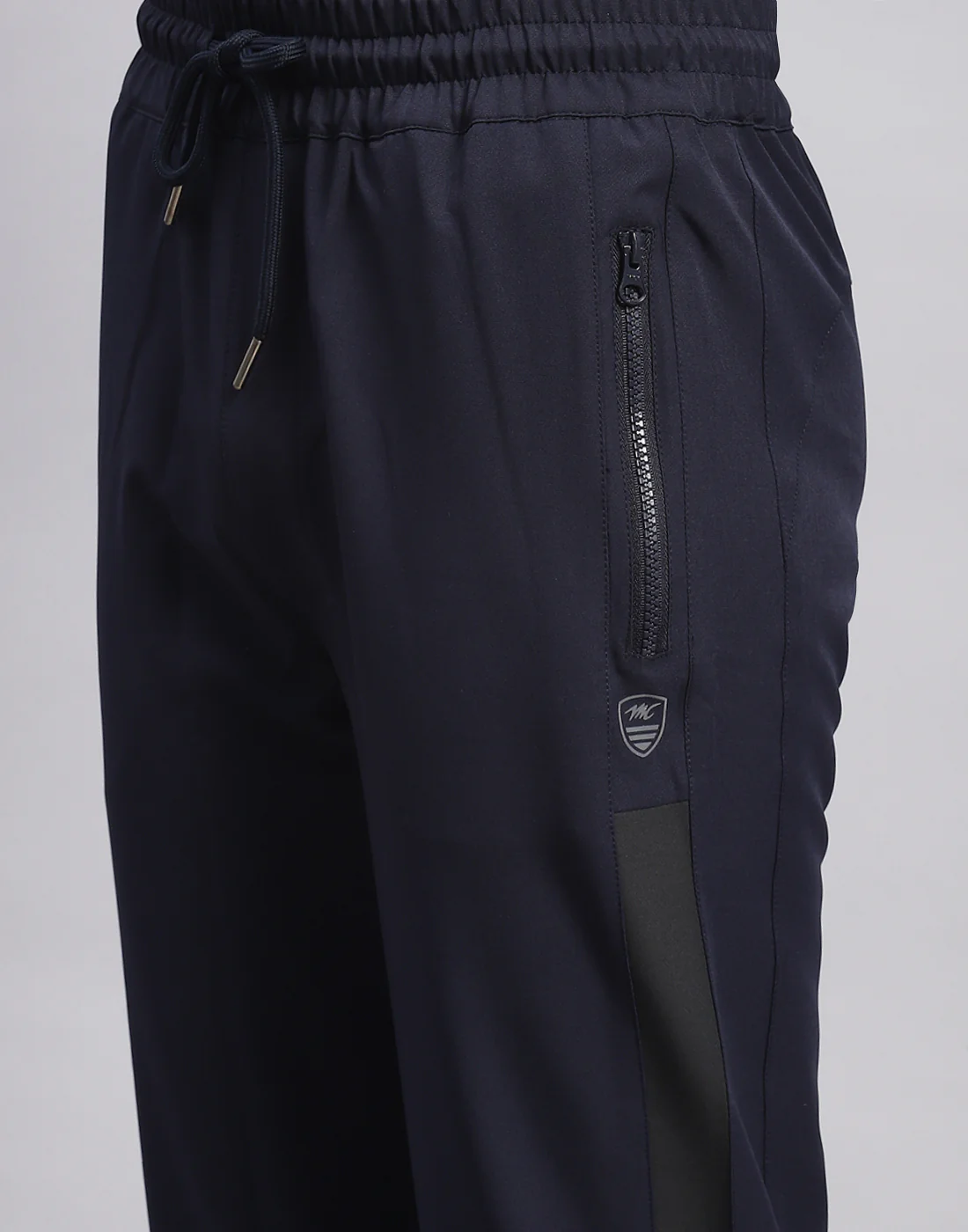 Men Navy Blue Solid Regular Fit Lower - Image 6