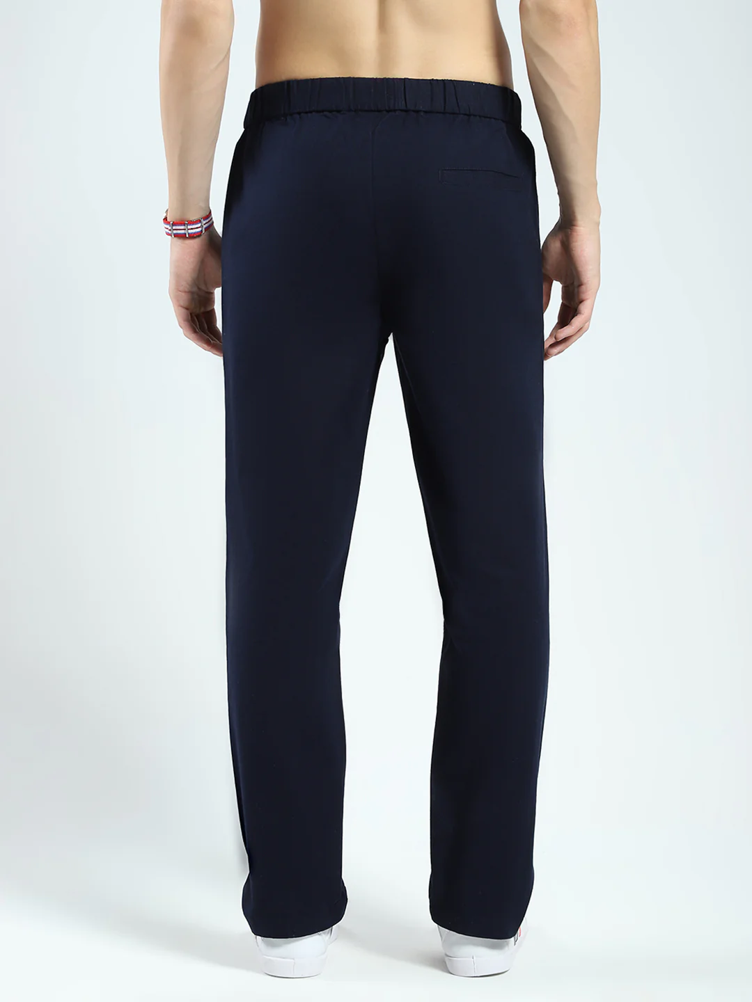 Rock.it Men Navy Blue Solid Regular Fit Lower - Image 5