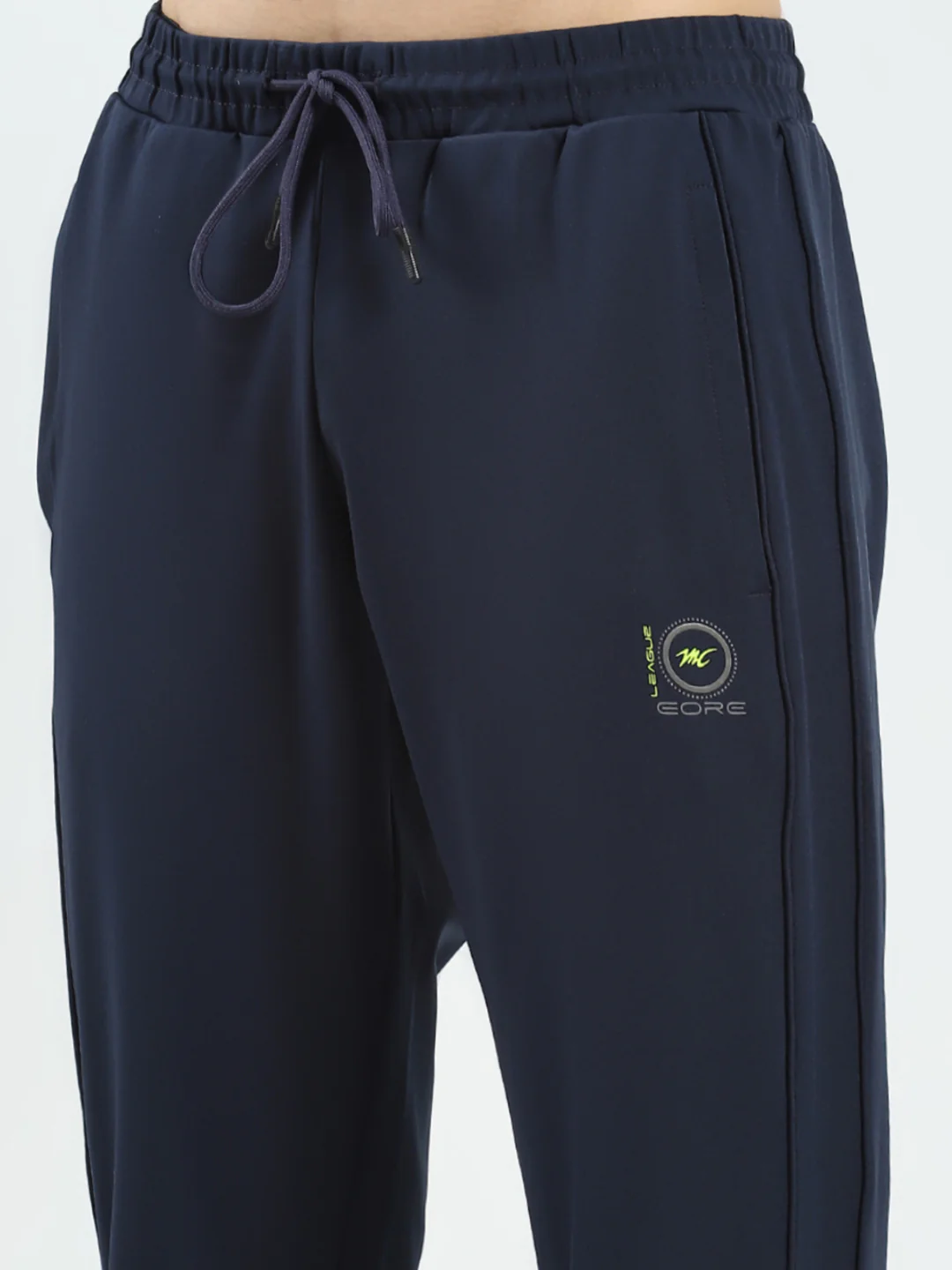 Men Navy Blue Solid Regular Fit Lower - Image 6