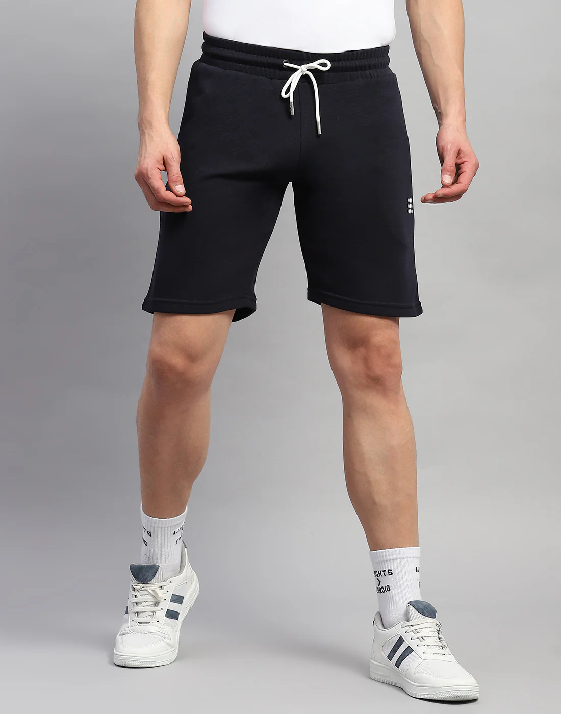 Rock.it Men Navy Blue Solid Regular Fit Short - Image 3