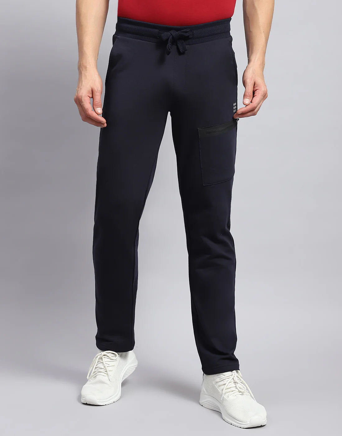 Rock.it Men Navy Blue Solid Smart Fit Jogger - Image 3