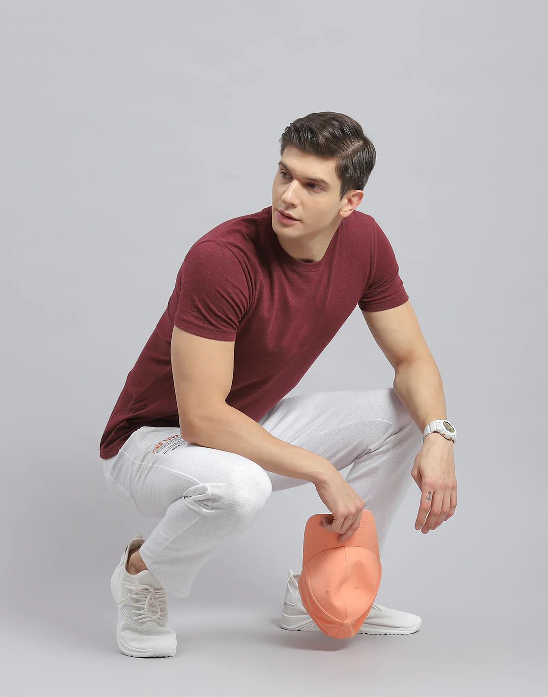 Men Off White Printed Regular Fit Winter Lower - Image 2