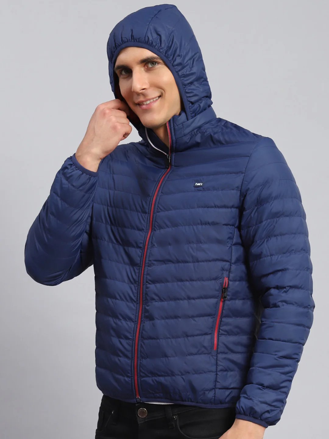 Men Olive Solid Polyester Blend Jacket - Image 4