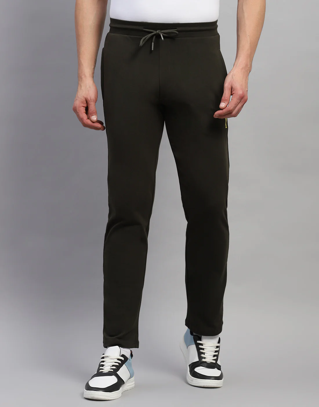 Rock.it Men Olive Solid Regular Fit Lower - Image 3