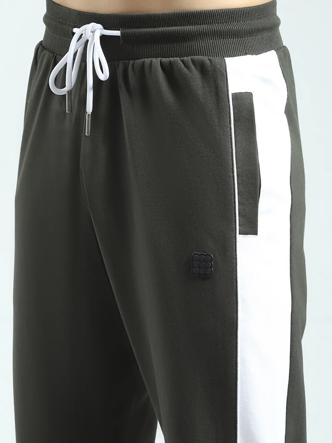 Rock.it Men Olive Solid Regular Fit Lower - Image 6