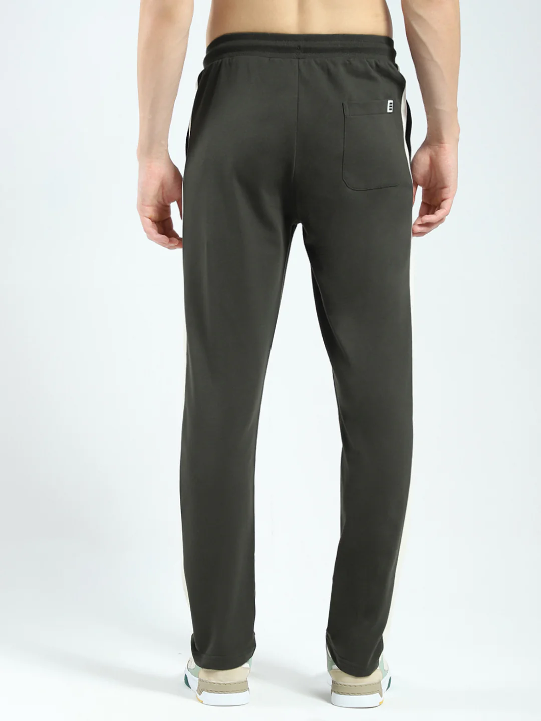 Rock.it Men Olive Solid Regular Fit Lower - Image 5