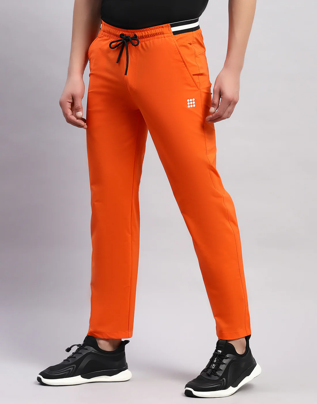 Rock.it Men Orange Printed Smart Fit Lower - Image 3