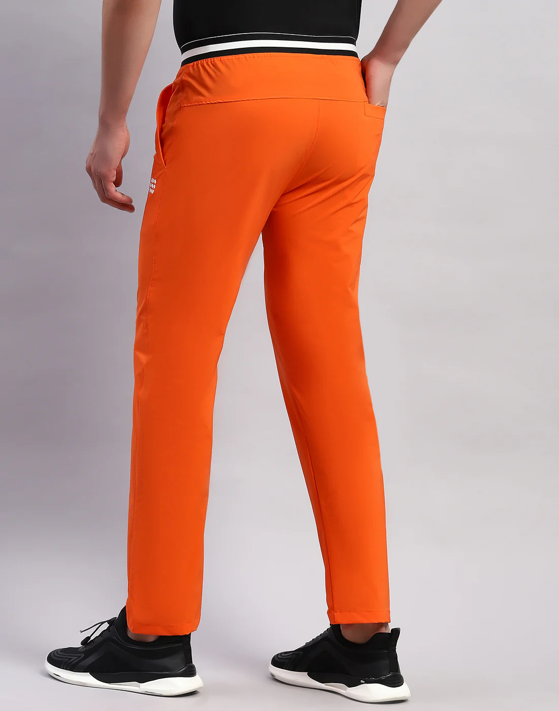 Rock.it Men Orange Printed Smart Fit Lower - Image 5