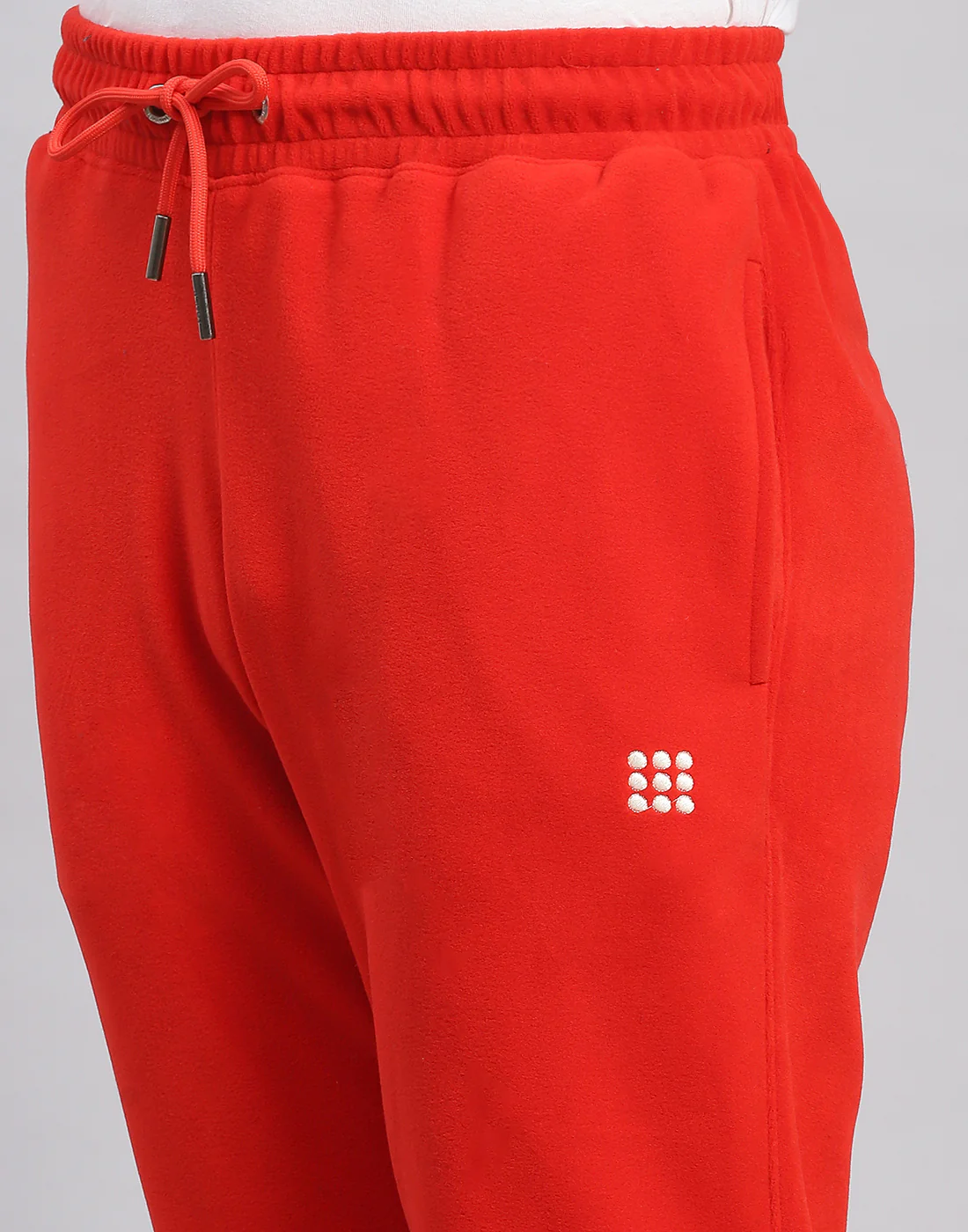 Rock.it Men Red Solid Hooded Full Sleeve Tracksuit - Image 9