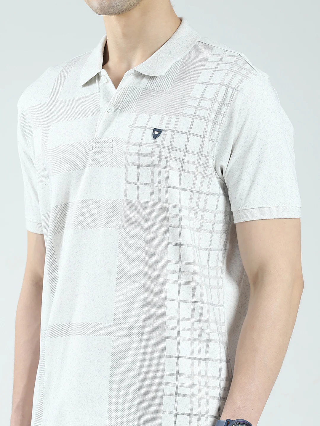 Men White Printed Collar Half Sleeve 3 Pc Combo Set - Image 11