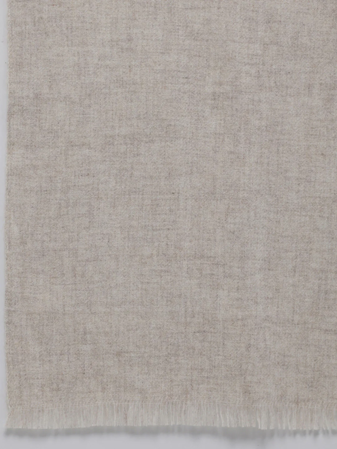 Men White Self Design Wool Blend Muffler - Image 7