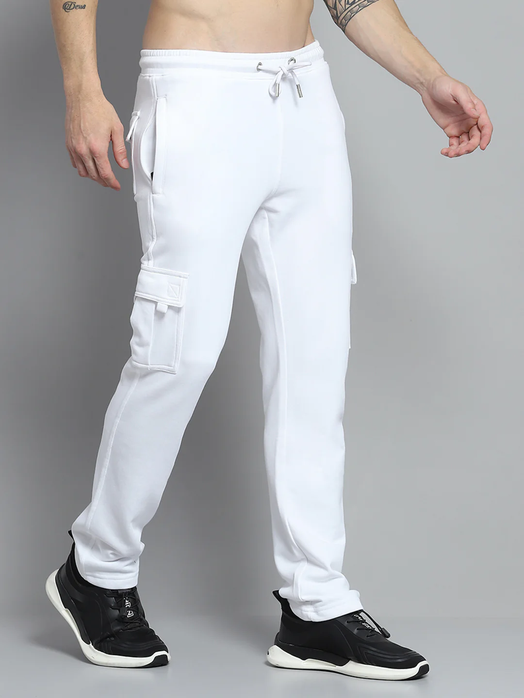 Rock.it Men White Solid   Lower - Image 4